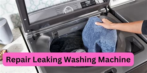 washer leaking oil|How to Fix a Leaking Washing Machine 